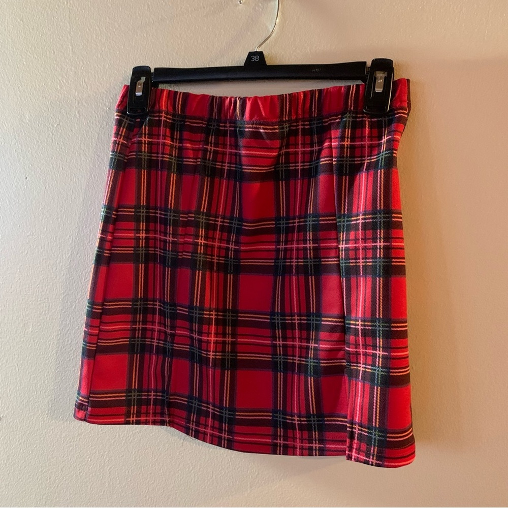 Punk Cute Plaid Mini Skirt